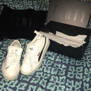 Creeper white & black Fenty Puma by Rihanna